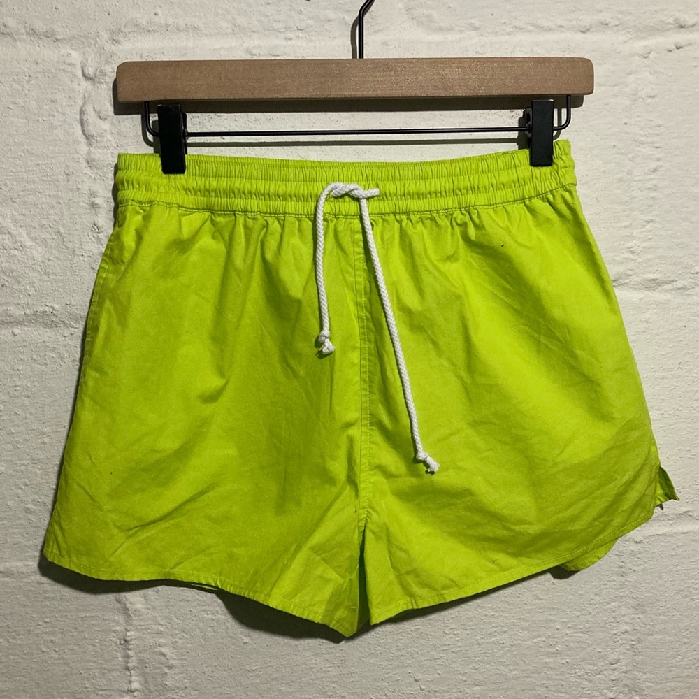 BP Neon Green High Rise Sport Shorts - Size S